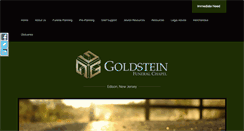 Desktop Screenshot of goldsteinfuneralchapel.com